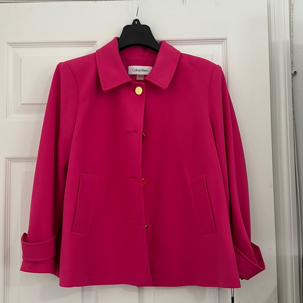 Calvin Klein pink blazer